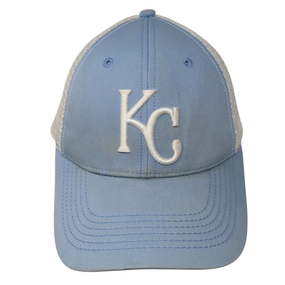 Kansas City Dodge Ram Snapback Trucker Cap Blue OS Adjustable Mesh Back CAM
